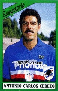 Figurina Antonio Carlos Cerezo - Calciatori 1987-1988 - Panini
