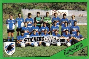 Figurina Squadra - Calciatori 1987-1988 - Panini