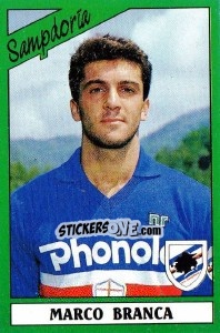 Sticker Marco Branca - Calciatori 1987-1988 - Panini