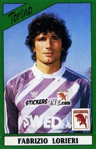 Cromo Fabrizio Lorieri - Calciatori 1987-1988 - Panini