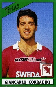 Sticker Giancarlo Corradini - Calciatori 1987-1988 - Panini