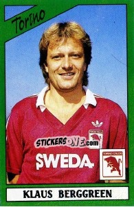 Cromo Klaus Berggreen - Calciatori 1987-1988 - Panini