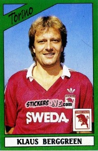 Figurina Klaus Berggreen - Calciatori 1987-1988 - Panini