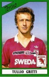 Sticker Tullio Gritti - Calciatori 1987-1988 n. 278 - Panini