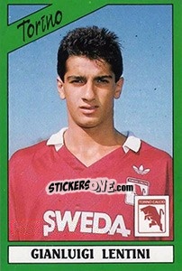 Sticker Gianluigi Lentini - Calciatori 1987-1988 n. 283 - Panini