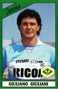 Cromo Giuliano Giuliani - Calciatori 1987-1988 - Panini