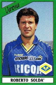 Figurina Roberto Solda' - Calciatori 1987-1988 - Panini