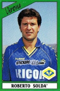 Sticker Roberto Solda' - Calciatori 1987-1988 n. 290 - Panini