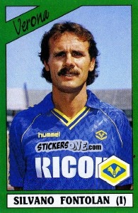 Sticker Silvano Fontolan - Calciatori 1987-1988 n. 291 - Panini