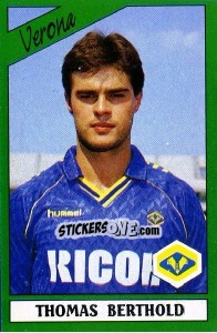 Sticker Thomas Berthold - Calciatori 1987-1988 n. 292 - Panini