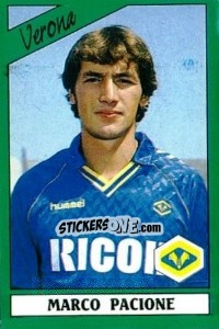 Sticker Marco Pacione - Calciatori 1987-1988 n. 296 - Panini