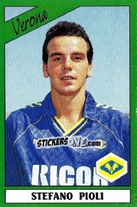 Sticker Stefano Pioli - Calciatori 1987-1988 n. 301 - Panini