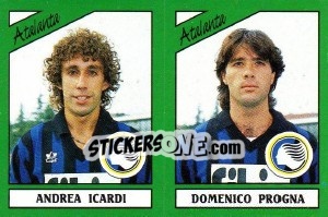 Sticker Andrea Icardi / Domenico Progna - Calciatori 1987-1988 n. 318 - Panini