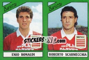 Sticker Enio Bonaldi / Roberto Scarnecchia - Calciatori 1987-1988 n. 340 - Panini