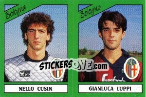 Sticker Nello Cusin / Gianluca Luppi - Calciatori 1987-1988 - Panini