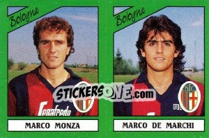 Figurina Marco Monza / Marco De Marchi - Calciatori 1987-1988 - Panini