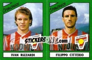Cromo Ivan Rizzardi / Filippo Citterio - Calciatori 1987-1988 - Panini