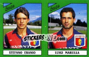Sticker Stefano Eranio / Luigi Marulla - Calciatori 1987-1988 n. 384 - Panini