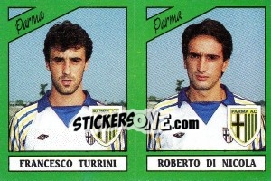 Sticker Francesco Turrini / Roberto Di Nicola - Calciatori 1987-1988 - Panini