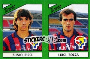 Sticker Silvio Picci / Luigi Rocca - Calciatori 1987-1988 - Panini