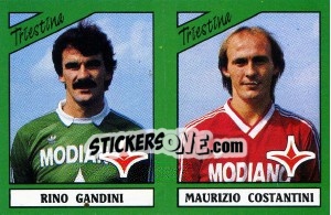 Figurina Rino Gandini / Maurizio Costantini - Calciatori 1987-1988 - Panini