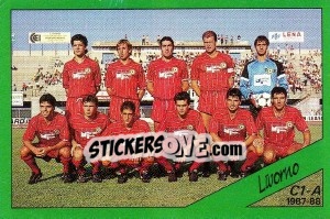 Sticker Squadra Livorno - Calciatori 1987-1988 - Panini