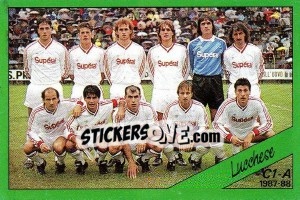 Sticker Squadra Lucchese - Calciatori 1987-1988 n. 495 - Panini