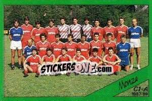 Figurina Squadra Monza - Calciatori 1987-1988 - Panini