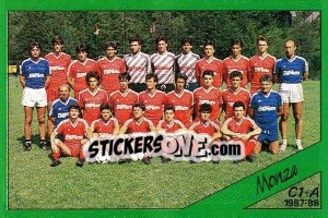 Sticker Squadra Monza - Calciatori 1987-1988 n. 496 - Panini