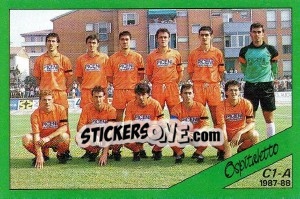 Figurina Squadra Ospitaletto - Calciatori 1987-1988 - Panini