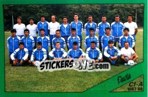 Sticker Squadra Pavia - Calciatori 1987-1988 - Panini