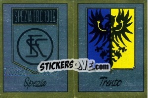 Sticker Scudetto Spezia / Trento