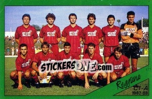 Figurina Squadra Reggiana