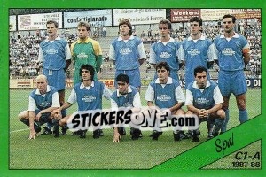 Figurina Squadra Spal - Calciatori 1987-1988 - Panini