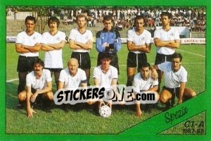 Sticker Squadra Spezia - Calciatori 1987-1988 - Panini
