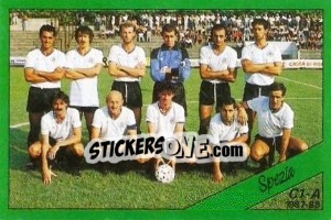 Figurina Squadra Spezia