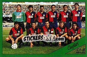Figurina Squadra Cagliari - Calciatori 1987-1988 - Panini