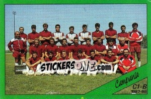 Figurina Squadra Campania - Calciatori 1987-1988 - Panini