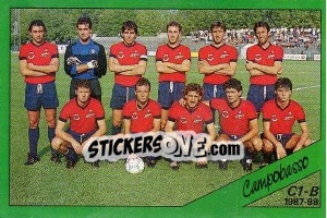 Sticker Squadra Campobasso - Calciatori 1987-1988 - Panini