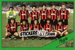 Sticker Squadra Foggia - Calciatori 1987-1988 - Panini