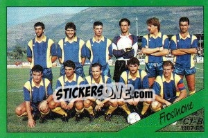 Figurina Squadra Frosinone - Calciatori 1987-1988 - Panini