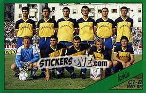 Figurina Squadra Ischia - Calciatori 1987-1988 - Panini