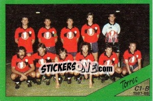 Sticker Squadra Torres - Calciatori 1987-1988 - Panini