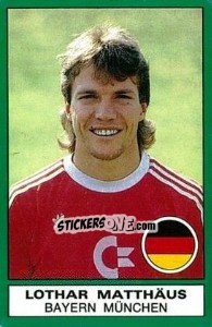 Sticker Lothar Matthäus (Bayern München) - Calciatori 1987-1988 n. 545 - Panini
