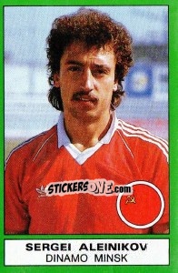 Cromo Sergei Aleinikov (Dinamo Minsk) - Calciatori 1987-1988 - Panini