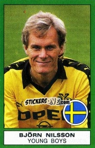 Figurina Björn Nilsson (Young Boys) - Calciatori 1987-1988 - Panini