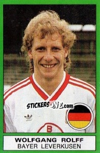 Sticker Wolfgang Rolff (Bayer Leverkusen) - Calciatori 1987-1988 n. 558 - Panini