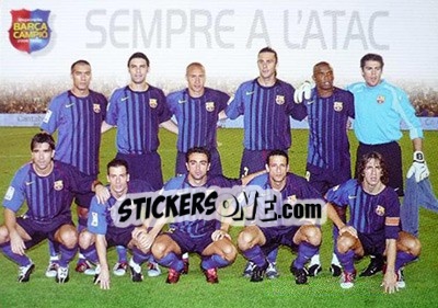 Figurina Maximo goleador - Barça Campeon 2004-2005 n. 5 - Panini