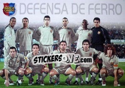 Sticker Menos Goleado - Barça Campeon 2004-2005 n. 6 - Panini