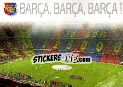 Sticker Barca, Barca, Barca! - Barça Campeon 2004-2005 - Panini